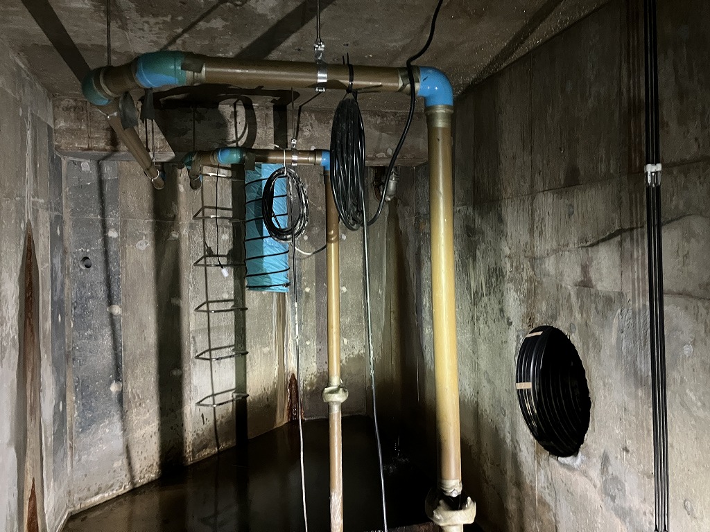 地下ピット水槽内の躯体調査工事 | リノ・ハピア株式会社